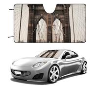 Foto di Brooklyn Bridge parasole per parabrezza auto, mantiene fresco l'interno dell'auto, 139,7 x 76,2 cm, parasole pieghevole per finestrino anteriore, scudo termico per SUV, camion, blocca i raggi