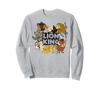 Foto di gruppo del logo del titolo Disney Il Re Leone Felpa