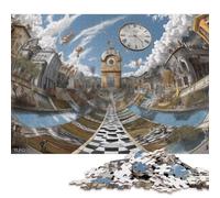 Foto di illusioni ottiche Puzzle in Legnos 1000 Pezzi Per Adulti Puzzle Gioco Education Decorazione Interna Unica Per Gioco Familiare Regalo Per Amore E Amico Stress Relief 1000pcs (75x50cm)