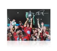 Foto di rugby di Tolone autografata da Jonny Wilkinson