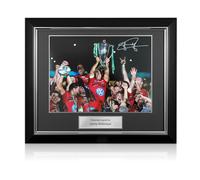 Foto di rugby di Tolone autografata da Jonny Wilkinson. Telaio di lusso
