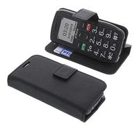 foto-kontor Custodia a Libro Compatibile con Artfone C1+ / C1 Plus Cover di Colore Nero