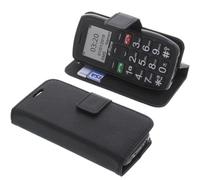 foto-kontor Custodia a Libro Compatibile con Artfone C1 Cover di Colore Nero