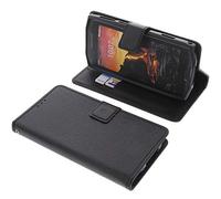 foto-kontor Custodia a Libro Compatibile con CrossCall Core M4 Cover di Colore Nero