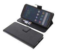 foto-kontor Custodia a Libro Compatibile con Doro 8080 Cover di Colore Nero