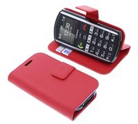 foto-kontor Custodia a libro compatibile con Emporia Simplicity cover di colore rosso