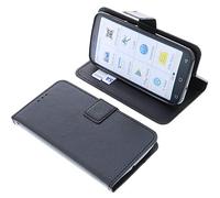 foto-kontor Custodia a Libro Compatibile con Emporia Smart 4 Cover di Colore Nero