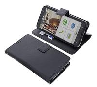 foto-kontor Custodia a libro compatibile con Emporia Smart 5 cover di colore nero