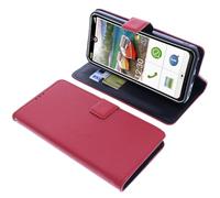 foto-kontor Custodia a libro compatibile con Emporia Smart 6 cover di colore rosso