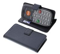 foto-kontor Custodia a Libro Compatibile con Gigaset GL390 Cover di Colore Nero