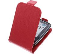 foto-kontor Custodia Compatibile con Abbott Freestyle Libre 2 Flip Style Custodia di Protezione Cover Rosso