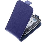 foto-kontor Custodia Compatibile con Abbott Freestyle Libre 2 Flip Style Custodia di Protezione Cover Blu/Azzurro