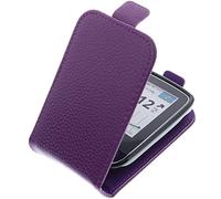 foto-kontor Custodia Compatibile con Abbott Freestyle Libre 2 Flip Style Custodia di Protezione Cover Lilla