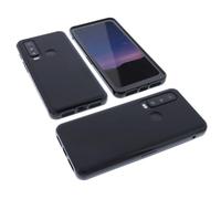 foto-kontor Custodia compatibile con cellulari CAT S75 cover in gomma TPU di colore nero
