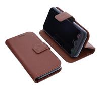 foto-kontor Custodia compatibile con Doro Aurora A10 Book Style Case Cover Smartphone protettiva Portafoglio per cellulare Borsa a libro Supporto per telefono marrone