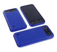foto-kontor Custodia compatibile con Doro Aurora A10 cover protettiva blu/azzurro borsa gomma TPU protezione telefono smartphone angoli