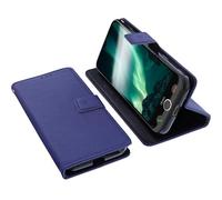 foto-kontor Custodia compatibile con Doro Aurora A30 Book Style Case Cover Smartphone protettiva Portafoglio per cellulare Borsa a libro Supporto per telefono blu/azzurro