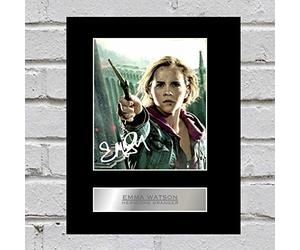 Foto montata con autografo di Emma Watson come Hermione Granger, Harry Potter
