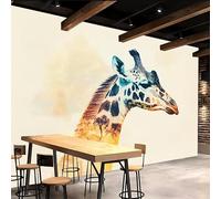 Foto Murale 3d Carta Da Parati Autoadesiva Murale 150x105 cm Arte Fantasy Della Giraffa - Non Tessuto - Natura E Creatività Rimovibile senza Segni - Per Camera da Letto e Soggiorno
