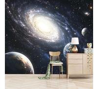 Foto Murale 3d Carta Da Parati Autoadesiva Murale 200x140 cm Lo Spazio Vasto E Misterioso - Non Tessuto - Fantascienza Spaziale Rimovibile senza Segni - Per Camera da Letto e Soggiorno