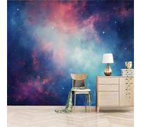 Foto Murale 3d Carta Da Parati Autoadesiva Murale 300x256 cm Meravigliosa Nebulosa E Stelle - Non Tessuto - L'universo è Sognante E Misterioso Rimovibile senza Segni - Per Camera da Letto e Soggiorno