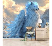 Foto Murale 3d Carta Da Parati Autoadesiva Murale 366x256 cm Animali Di Fantascienza - Non Tessuto - Animali Preistorici Rimovibile senza Segni - Per Camera da Letto e Soggiorno