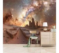 Foto Murale 3d Carta Da Parati Autoadesiva Murale 366x256 cm Rovine Architettoniche Del Deserto - Non Tessuto - Civiltà Antica Rimovibile senza Segni - Per Camera da Letto e Soggiorno