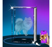 Foto olografica 3D personalizzata incisa all'interno del cristallo, idea regalo unica per immagini, regali personalizzati per lutto per cani, cornice da tavolo in cristallo per regali di lutto per