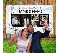 Foto Personalizzata Banner Matrimonio Celebrazione Scenario Nostro Vita On Film