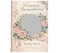 Foto personalizzata con copertina rigida diario commemorativo simpatia | Missing You Every Single Day, Letters To My Dad For The Conversation I Still Have With You In My Hearts