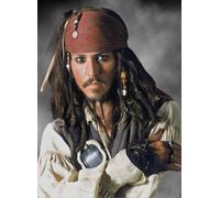 Foto Pirati Dei Caraibi, Johnny Depp In Bianco E Nero O Colore #1