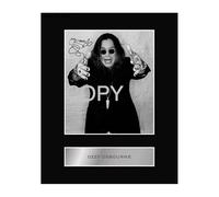 Foto prestampata con autografo di Ozzy Osbourne n. 1, 25,4 x 20,3 cm
