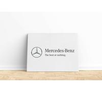 Foto quadro moderno Stampa tela Mercedes Benz "The best or nothing" auto lusso