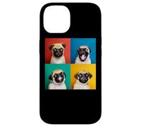 Foto ritratto del cucciolo di Carlino Carlino per gli amanti Custodia per iPhone 14