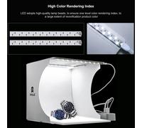 SOFTBOX BOX LUCE LED Photo Studio 20 X 20 cm 6 sfondi KIT PORTATILE PULUZ PU5137