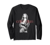 Foto ufficiale del logo rosso di Celine Dion Maglia a Manica