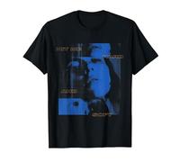 Foto Ufficiale di Billie Eilish Hit Me Duro E Soft Blu Maglietta, Uomo, Nero, S