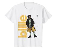 Foto Ufficiale di Billie Eilish Hit Me Hard And Soft in Piedi Maglietta, Bambini, Bianco, 4 Anni