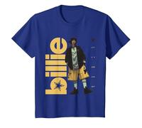 Foto Ufficiale di Billie Eilish Hit Me Hard And Soft in Piedi Maglietta, Bambini, Blu Reale, 4 Anni