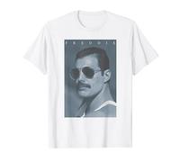 Foto ufficiale di Freddie Mercury Sfumature Blu Maglietta