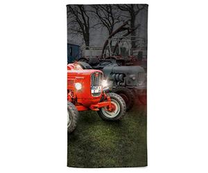 fotobar!style Asciugamano 50 x 100 cm auto d'epoca trattore Güldner
