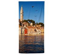 fotobar!style Asciugamano 50 x 100 cm Rovigno al mattino