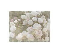fotobar!style Coperta in pile, ca. 180 x 135 cm, motivo: rose romantiche, stile shabby chic