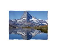 fotobar!style Coperta in pile, ca. 180 x 135 cm, specchio, doppio corno