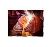 fotobar!Style Coperta in Pile Piccola, ca. 135 x 100 cm, Lower Antelope Canyon, Arizona, USA