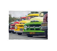 fotobar!style Coperta in Pile Piccola, ca. 135 x 100 cm, Un Motivo dal Calendario Ford Pick-ups F 1 - F 100