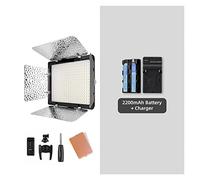 Fotocamera 3200k-5500K Luce video a LED opzionale con adattatore di alimentazione CA + KIT batteria NP770 Per la fotografia in studio(Kit 5)