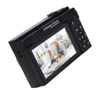 Fotocamera 4K 64MP con Messa a Fuoco Automatica con Touchscreen LCD da 4 Pollici per Fotografia Filtri di Bellezza AI per Condivisione e Archiviazione Sui Social Media, Kit Fotocamera con