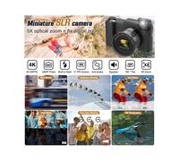Fotocamera 4K da 48 MP con Zoom Ottico 5X e Zoom Digitale 8X, Fotocamera Compatta con Messa A Fuoco Automatica