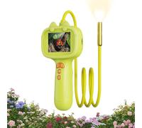 Fotocamera a serpente per bambini, 6 cm, microscopio digitale, portatile, con illuminazione per bambini, compleanno, Natale, ragazza, scienza, educazione all'aperto